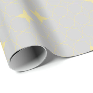 Papier Cadeau Motif géométrique à quatre feuilles