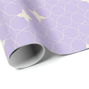 Papier Cadeau Motif géométrique à quatre feuilles