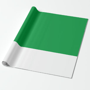 Papier Cadeau Motif géométrique Noël Blanc Vert Spike Art
