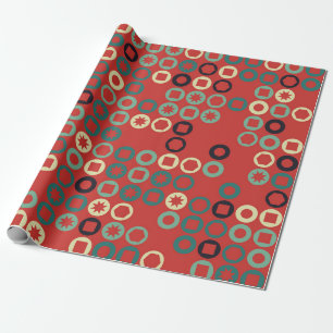 Papier Cadeau Motif géométrique sans couture avec éléments color