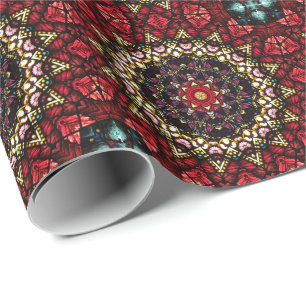 Papier Cadeau Motif Giftwrap d'art de kaléidoscope de robes