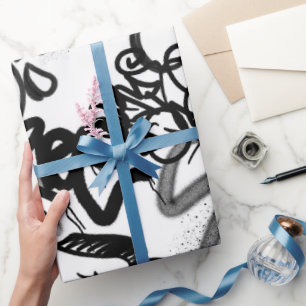 Papier Cadeau Motif Graffiti