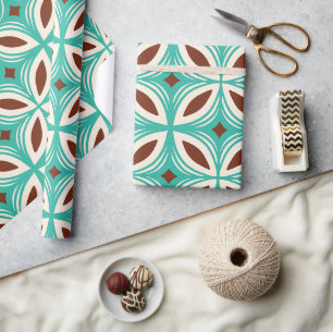 Papier Cadeau Motif hawaïen Retro les années 50