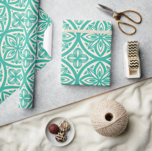 Papier Cadeau Motif hawaïen Retro les années 50