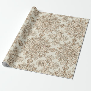 Papier Cadeau Motif henné