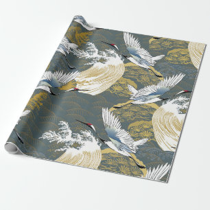 Papier Cadeau Motif japonais. Arrière - plan à motif traditionne