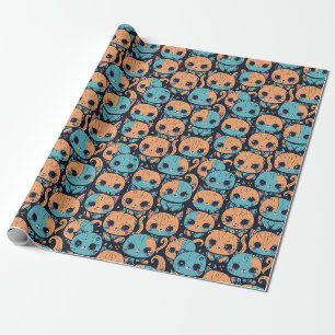 Papier Cadeau Motif Kittens