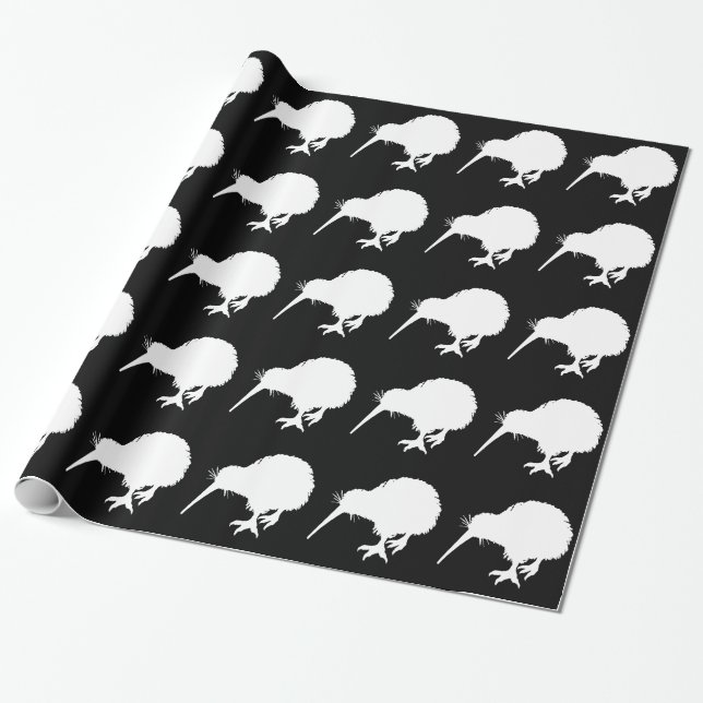 Papier Cadeau Motif Kiwi (Déroulé)