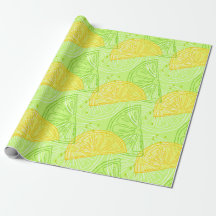 Motif lumineux de citrons d'agrume de vert de