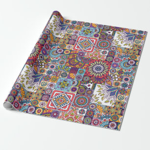 Papier Cadeau Motif Mandala
