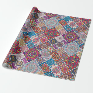 Papier Cadeau Motif Mandala