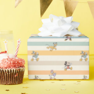 Papier Cadeau Motif multiréglé classique Mickey & ses amis