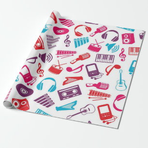 Papier Cadeau Motif musical
