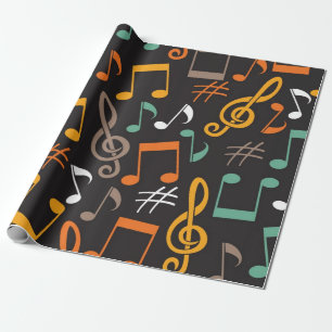 Papier Cadeau Motif musical