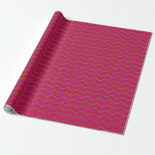 Papier Cadeau Motif Neon Sunset Chevron