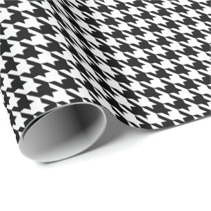 Papier Cadeau Motif noir et blanc classique
