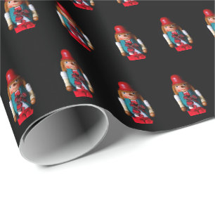 Papier Cadeau Motif Nutcracker