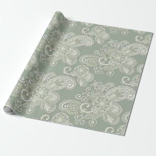 Papier Cadeau Motif Paisley/Jambon