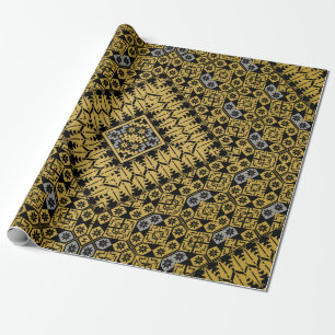 Papier Cadeau Motif palestinien Broderie Design imprimé