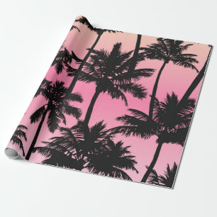 Papier Cadeau Motif Palm Tree