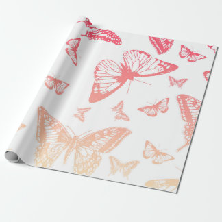 Papier Cadeau Motif papillon