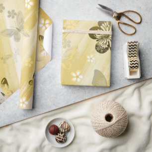 Papier Cadeau Motif papillon 10