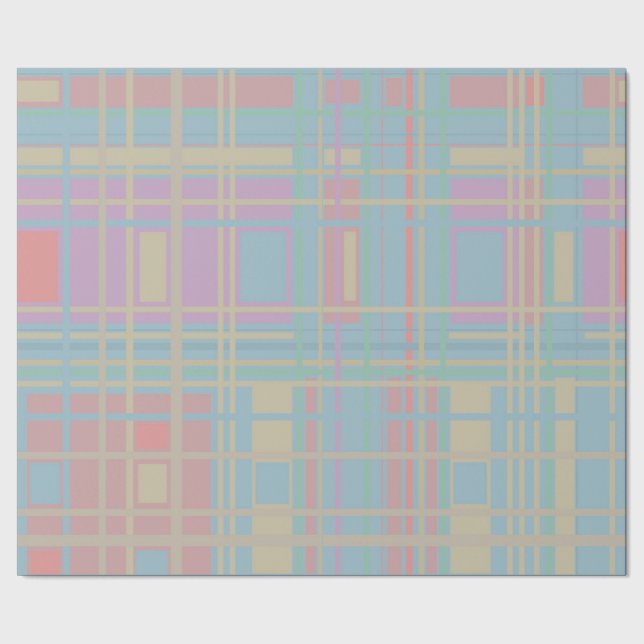 Papier Cadeau Motif Pastel (Couture)