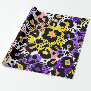 Papier Cadeau motif poster de animal