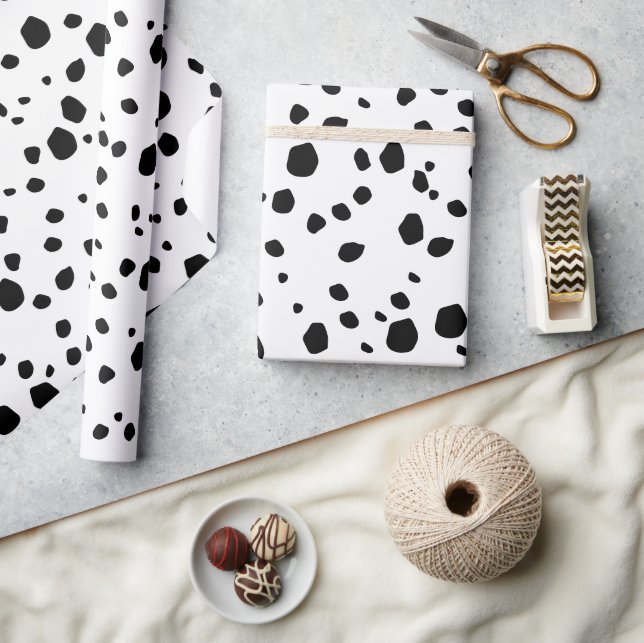 Papier Cadeau Motif Poster de animal moderne chic dalmate (Artisanat)