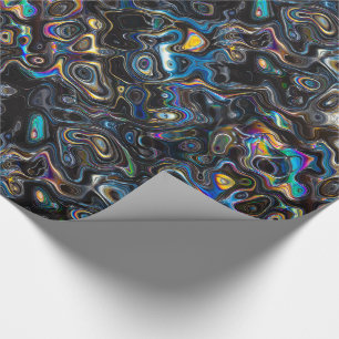 Papier Cadeau Motif psychédélique Abstrait