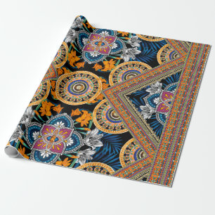 Papier Cadeau Motif rétro