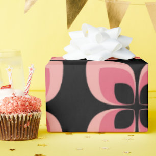Papier Cadeau Motif rose deux tons lumineux