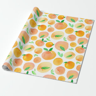 Papier Cadeau Motif sans couture avec aquarelle peinte à la main