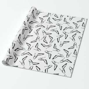 Papier Cadeau Motif sans couture avec talons hauts glamor chauss