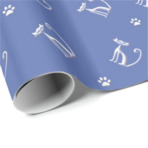 Papier Cadeau motif sans couture de chat
