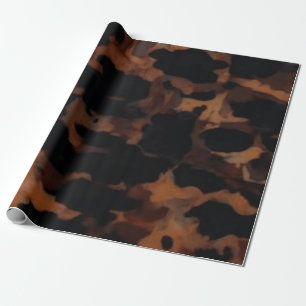 Papier Cadeau Motif sans couture en écaille de tortue, écaille d