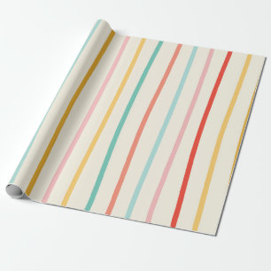 Papier Cadeau Motif sans fil rétro