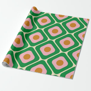 Papier Cadeau motif sans Seamless des années 70. 60s et les anné
