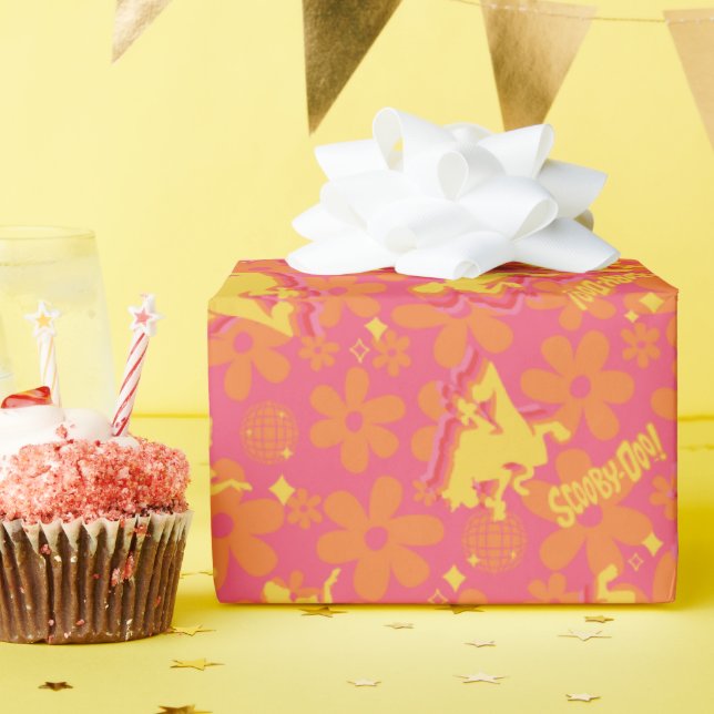 Papier Cadeau Motif Scooby-Doo Disco super (Fête d'anniversaire)