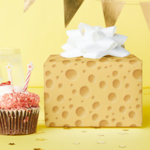 Papier Cadeau Motif suisse au fromage