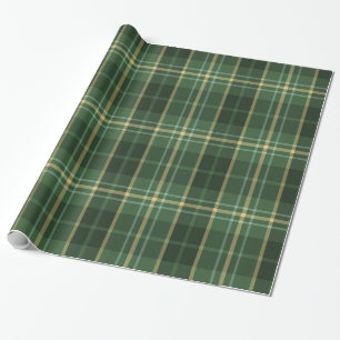 Papier Cadeau Motif tartan russe plaid Noël