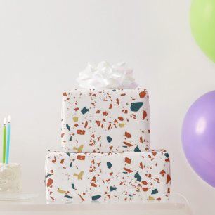 Papier Cadeau Motif Terrazzo