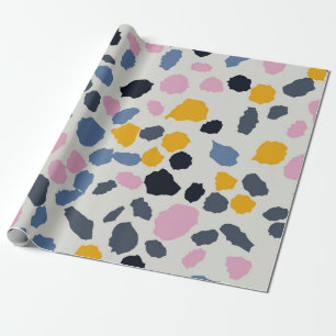 Papier Cadeau Motif terrazzo coloré