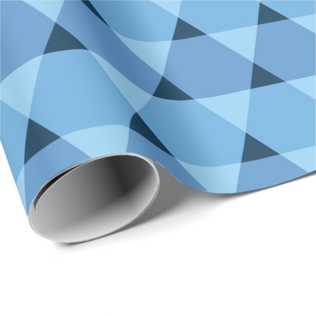 Papier Cadeau Motif triangles (Coin rond)