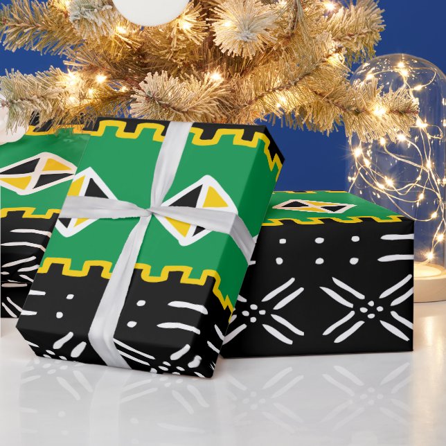 Papier Cadeau Motif tribal africain (Vacances)