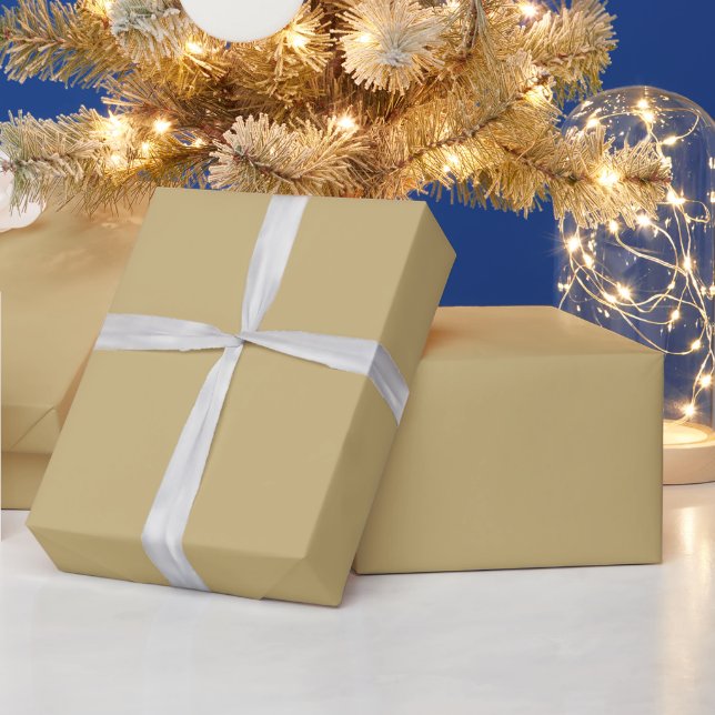 Papier Cadeau Motif tribal géométrique et doré moderne (Vacances)