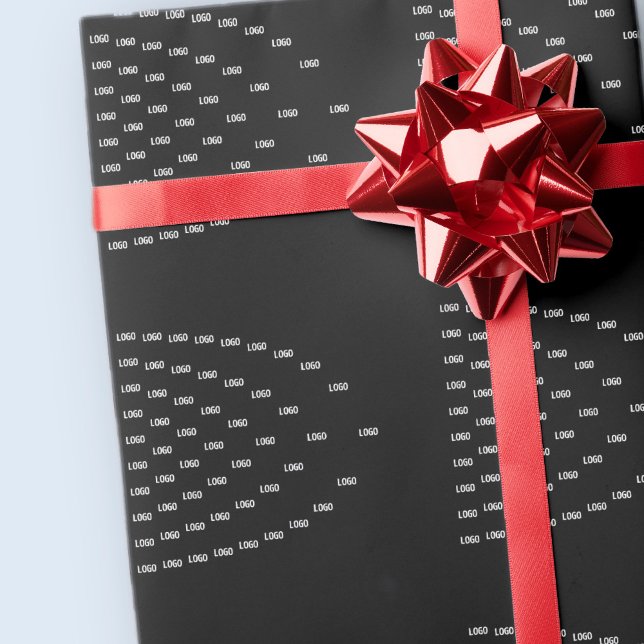 Papier Cadeau Motif unique avec logo/image téléchargée (Créateur téléchargé)