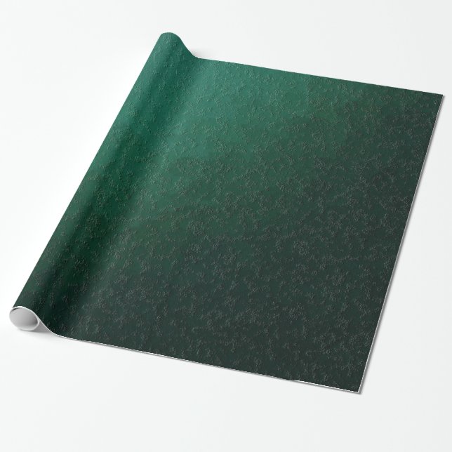 Papier Cadeau motif vert foncé (Déroulé)