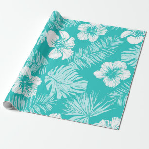 Papier Cadeau Motif vintage sans couture avec feuilles de p trop