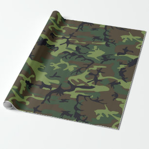 Papier Cadeau Motifs de camouflage transitoire